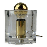 60s 70s table lamp Nachtmann Leuchten Germany Ice Cube Space Age design