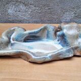 Free-form ceramic trinket tray by Alain and Nadia Pinel