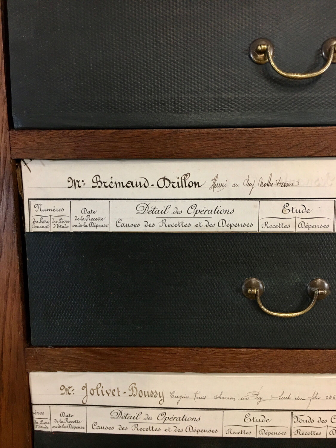 "Cartonnier" furniture from the XIXth