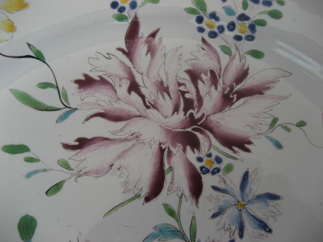 Plate Strasbourg Joseph- Hannong XVIII century