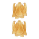 Sculptural Gold “Granigli” “Rondini” Murano Glass Wall Lamps in Modern Styl