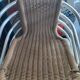 Scoubidou and aluminum chairs