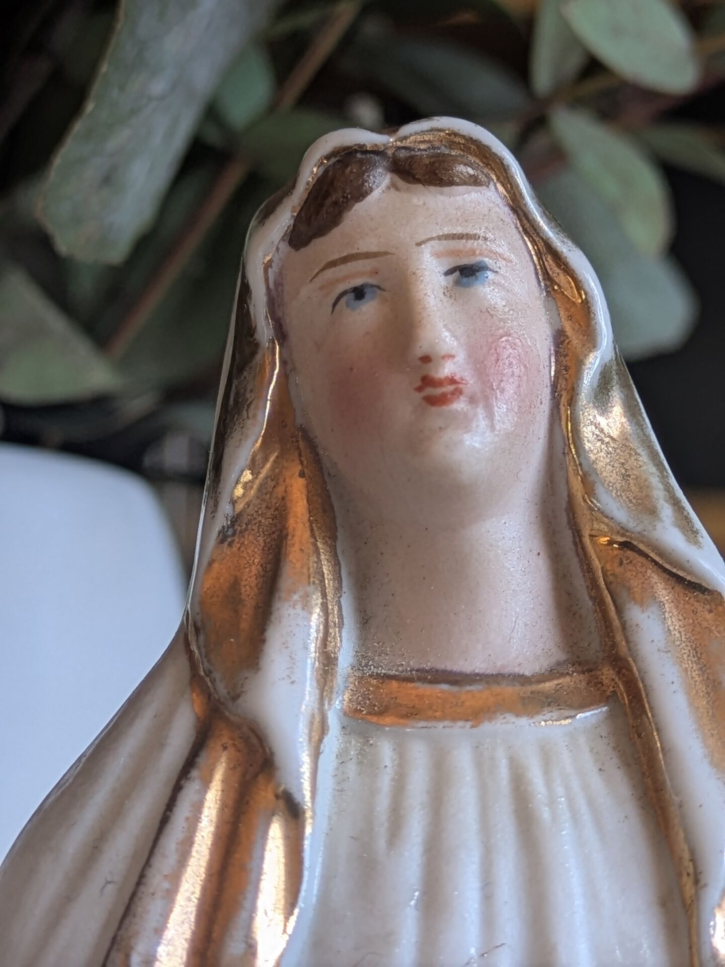 Statuette de la Sainte Vierge, fin XIXeme - début XXeme