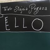 Polish theatre poster, Othello in 2003