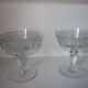 4 old champagne glasses