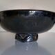 Jean Bacus (1885-1952) - Petite coupe grès glaçure noire JB Vallauris