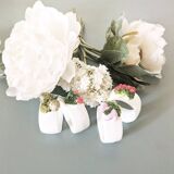 Set of 4 slip napkin rings.
