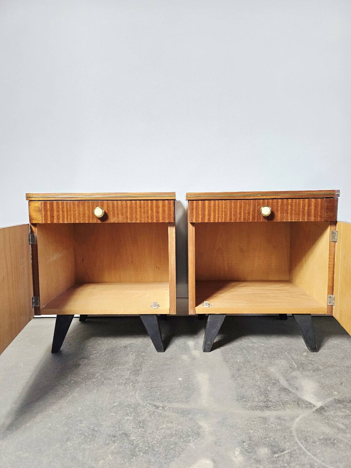 70s Mid Century Nightstand 1 of 2