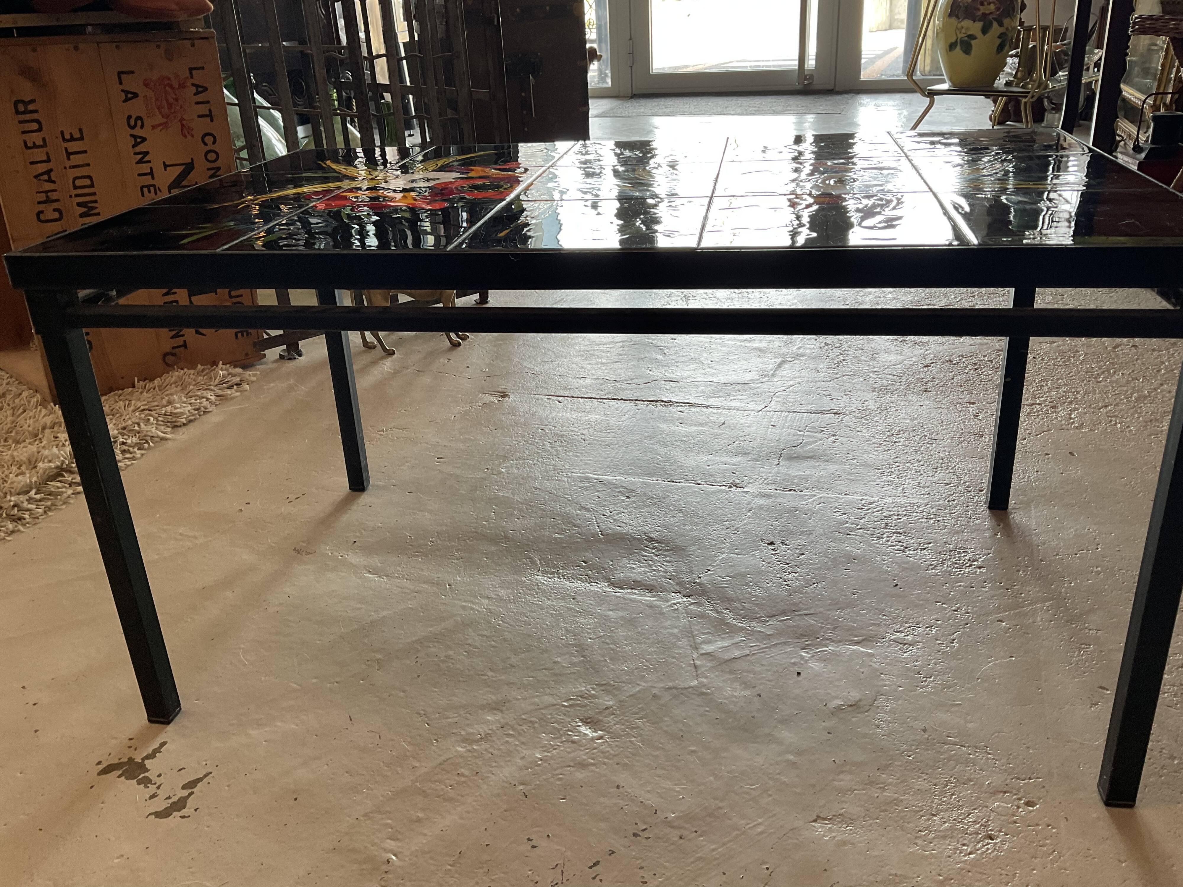 Coffee table Vallauris.Lagrange.vintage