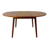 Mid-Century Danish Design Modernist extendable round dining table, 19