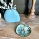 Enamelled brass pocket tray