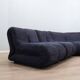 Claudio Vagnoni "Pagru" modular sectional sofa for 1P, 1970s (5 Pieces)