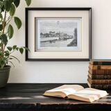 Pau, Pyrénées-Atlantiques, printed illustration from 1883.