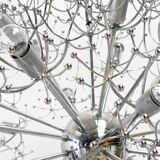 XL Chrome "Sputnik" chandelier