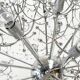 XL Chrome "Sputnik" chandelier