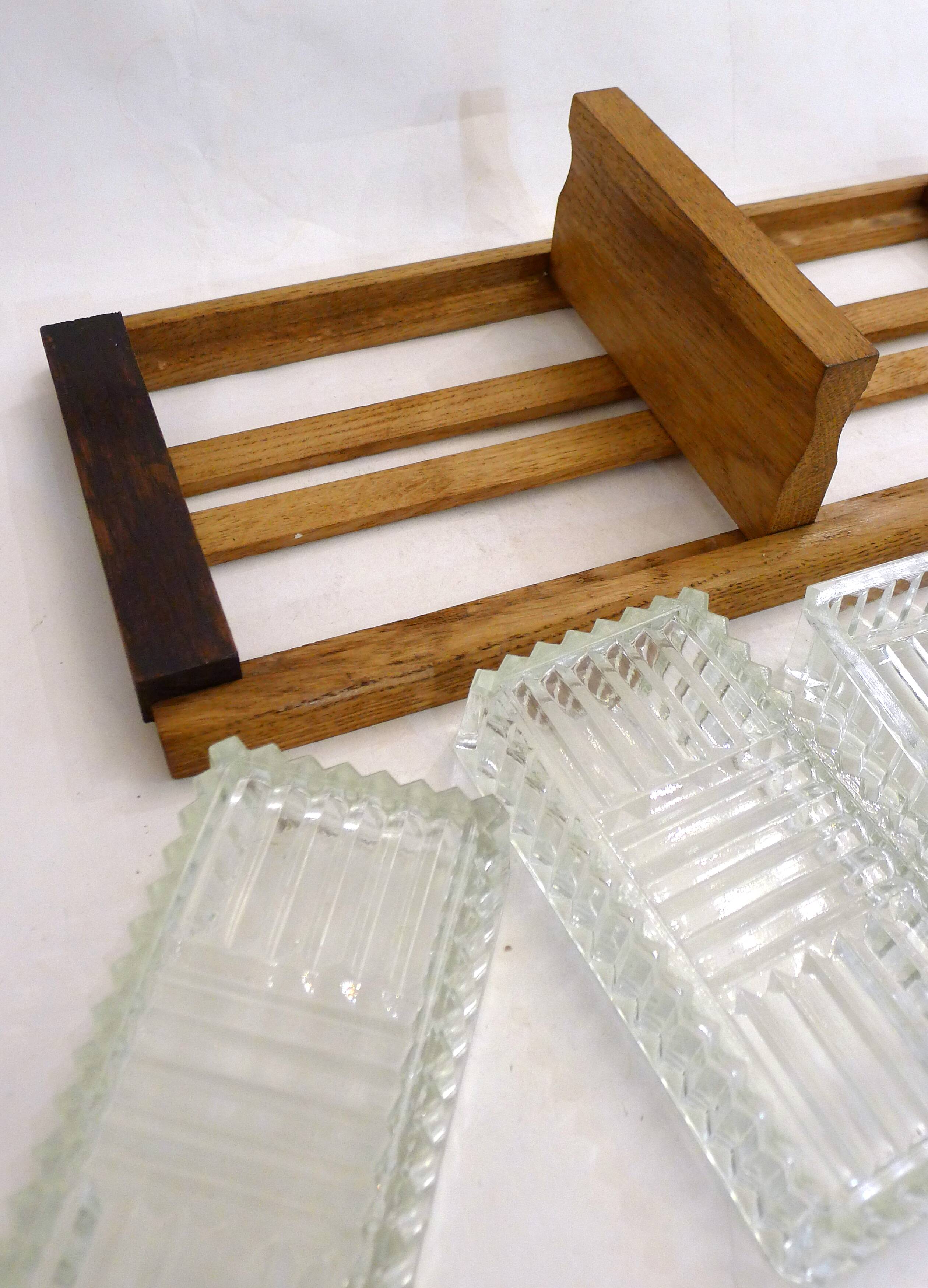 Art Deco mid-century aperitif platter