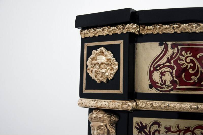 Boulle cabinet, France, circa 1860