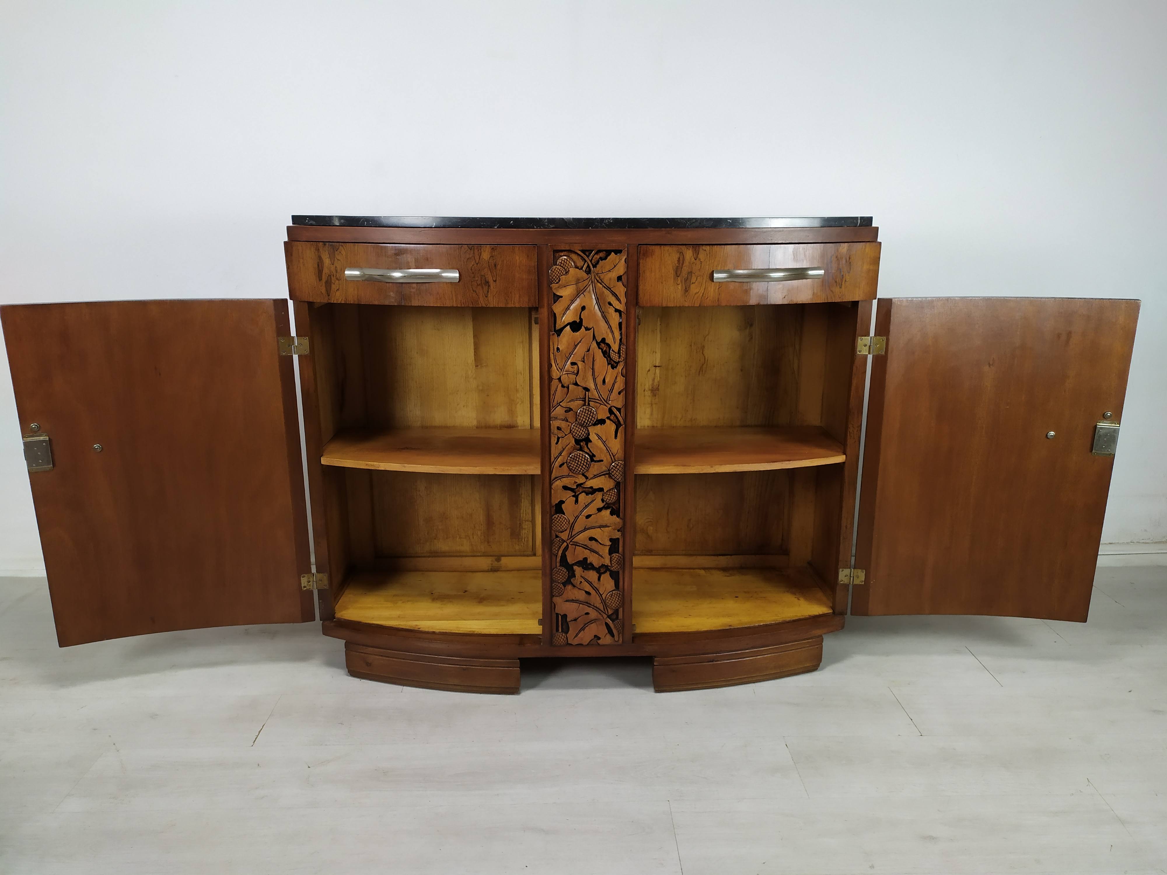 Art deco rosewood sideboard