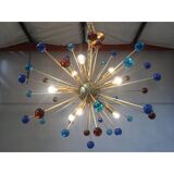 Lustre Star en verre de Murano