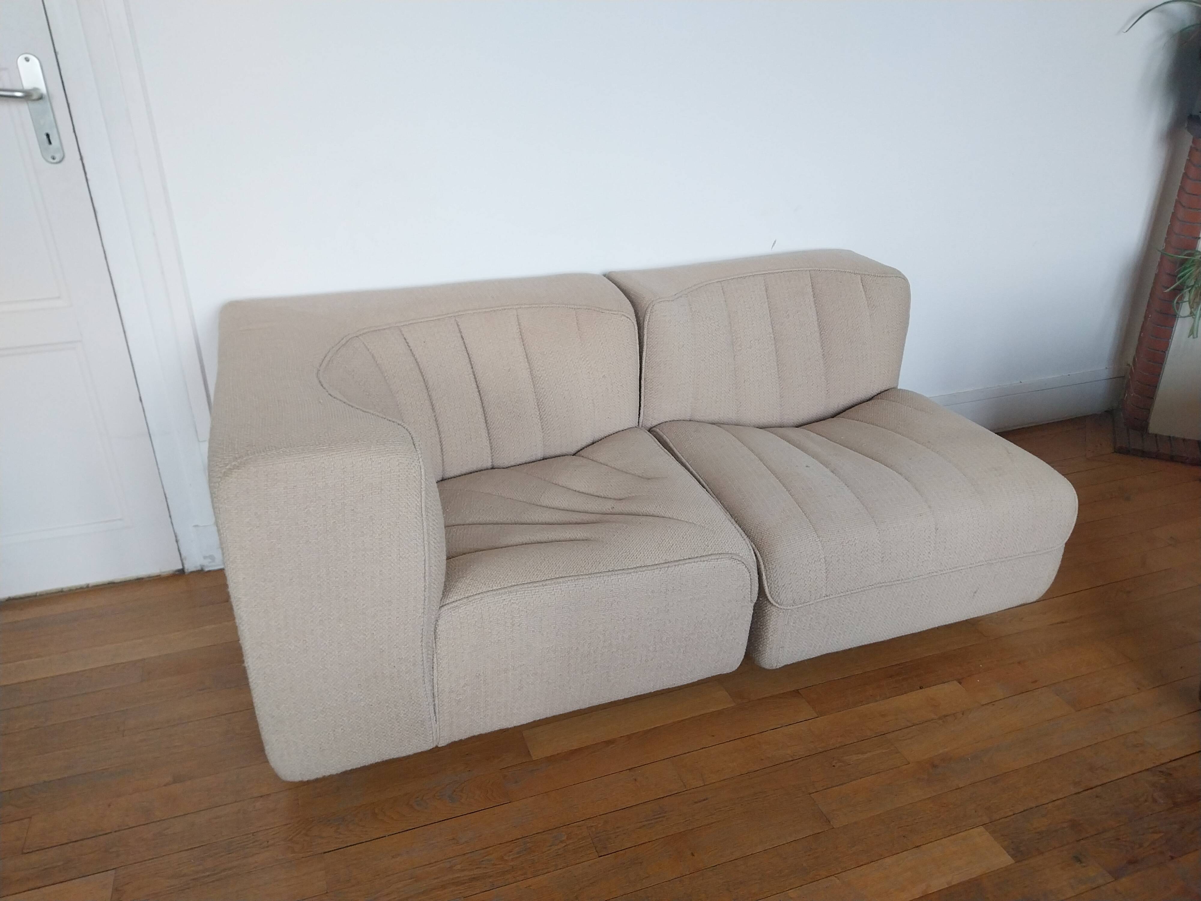 Pair of Novemila armchairs Tito Agnoli for international furniture 70s