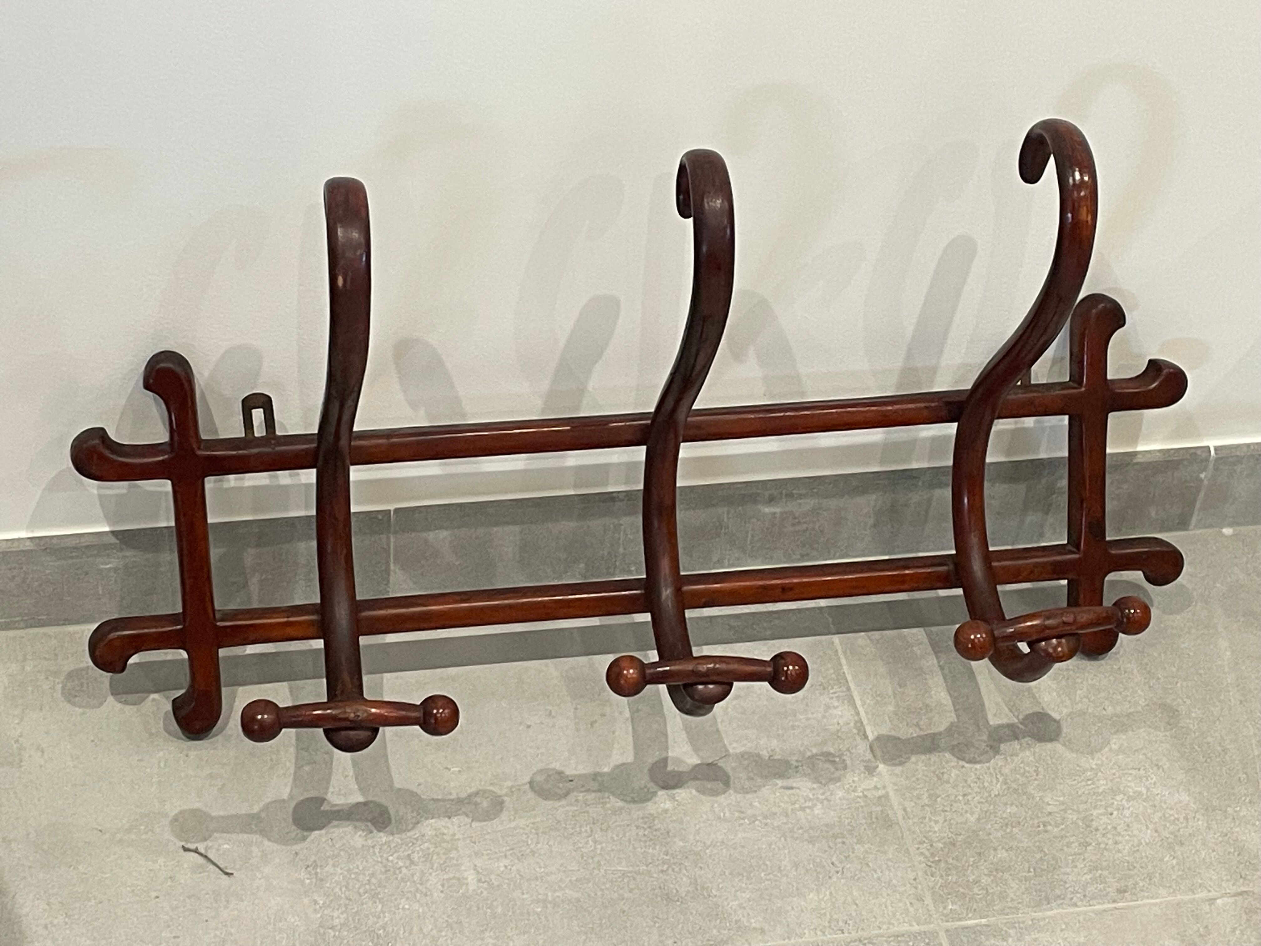 Wall hook coat rack bistro Thonet bentwood