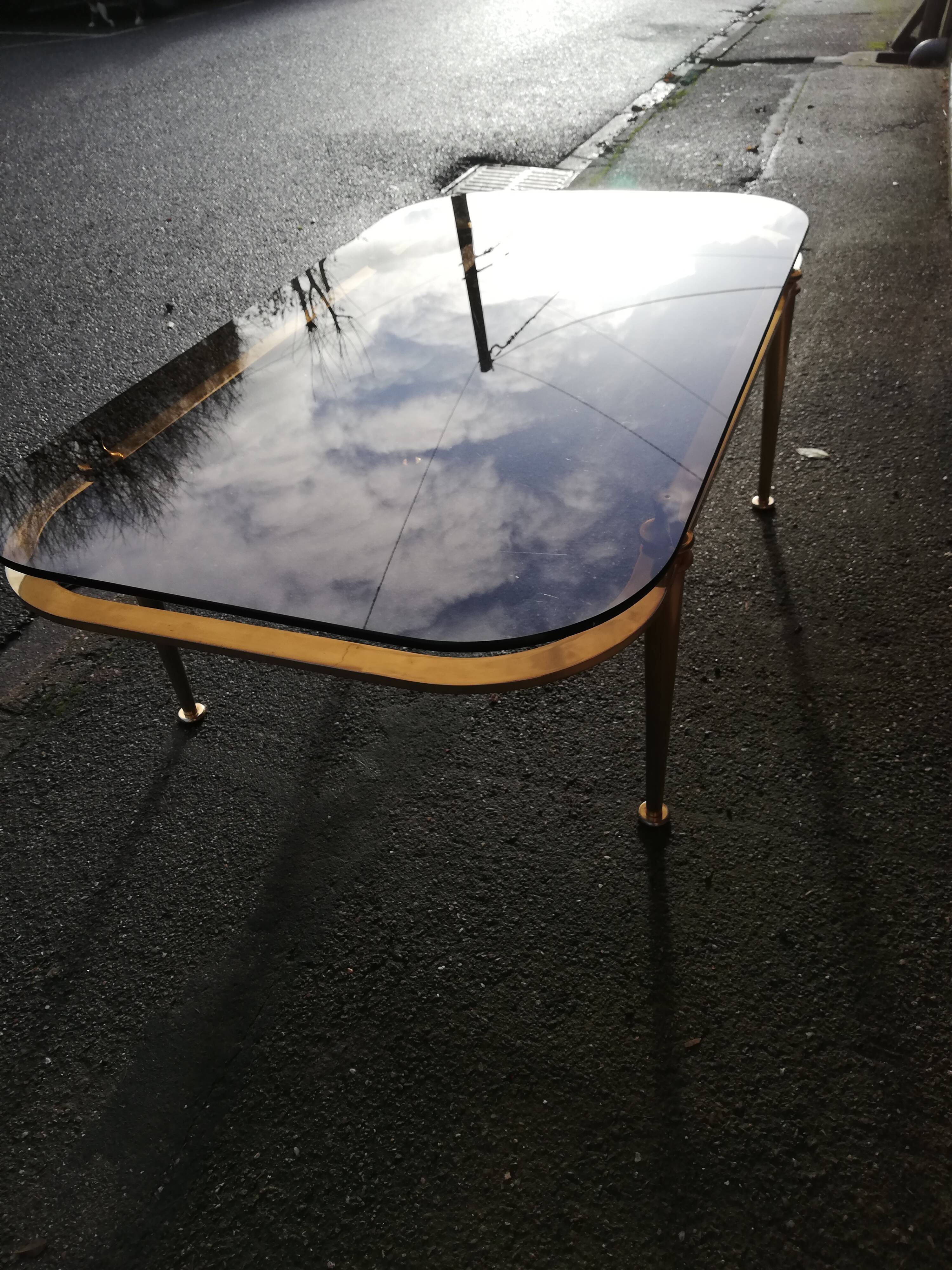 Table basse vintage ovale