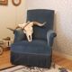 Fauteuil velours