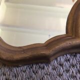 Miroir en bois doré