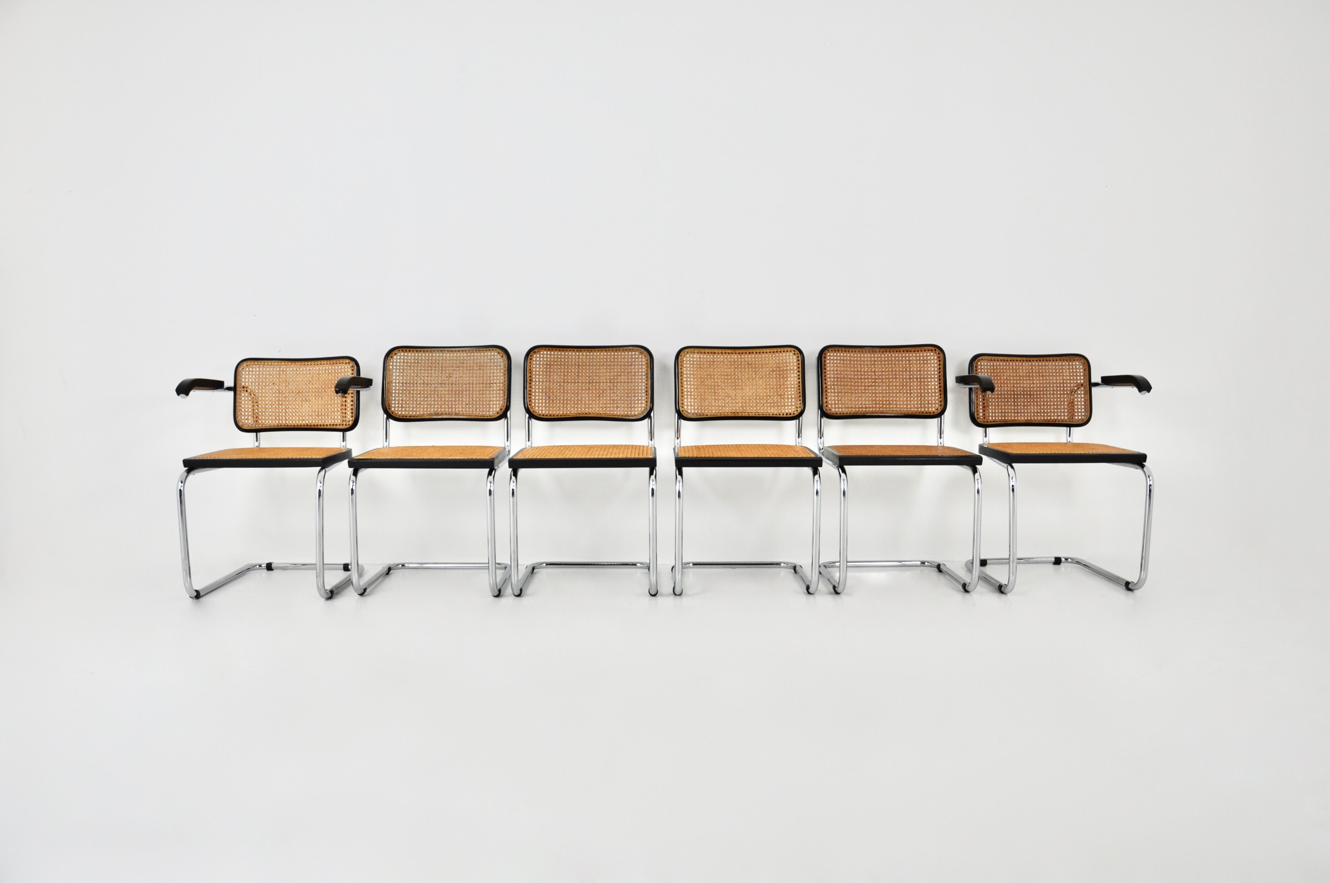 Chaises de salle à manger Style B32 par Marcel Breuer