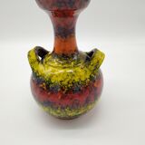 Vintage psychedelic tricolor vase