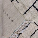 Handmade wool Berber rug 260x148cm
