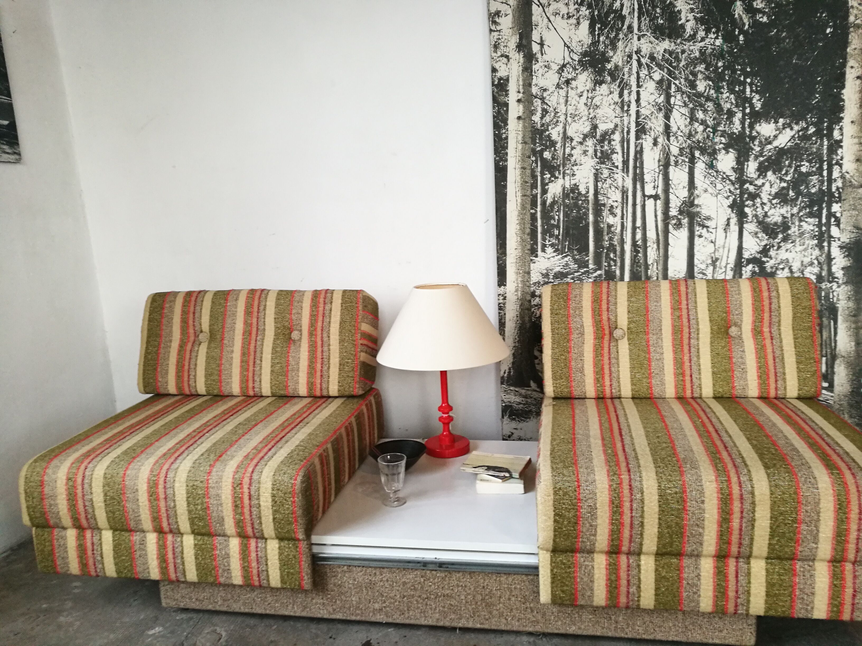 Sofa, vintage daybed 1980