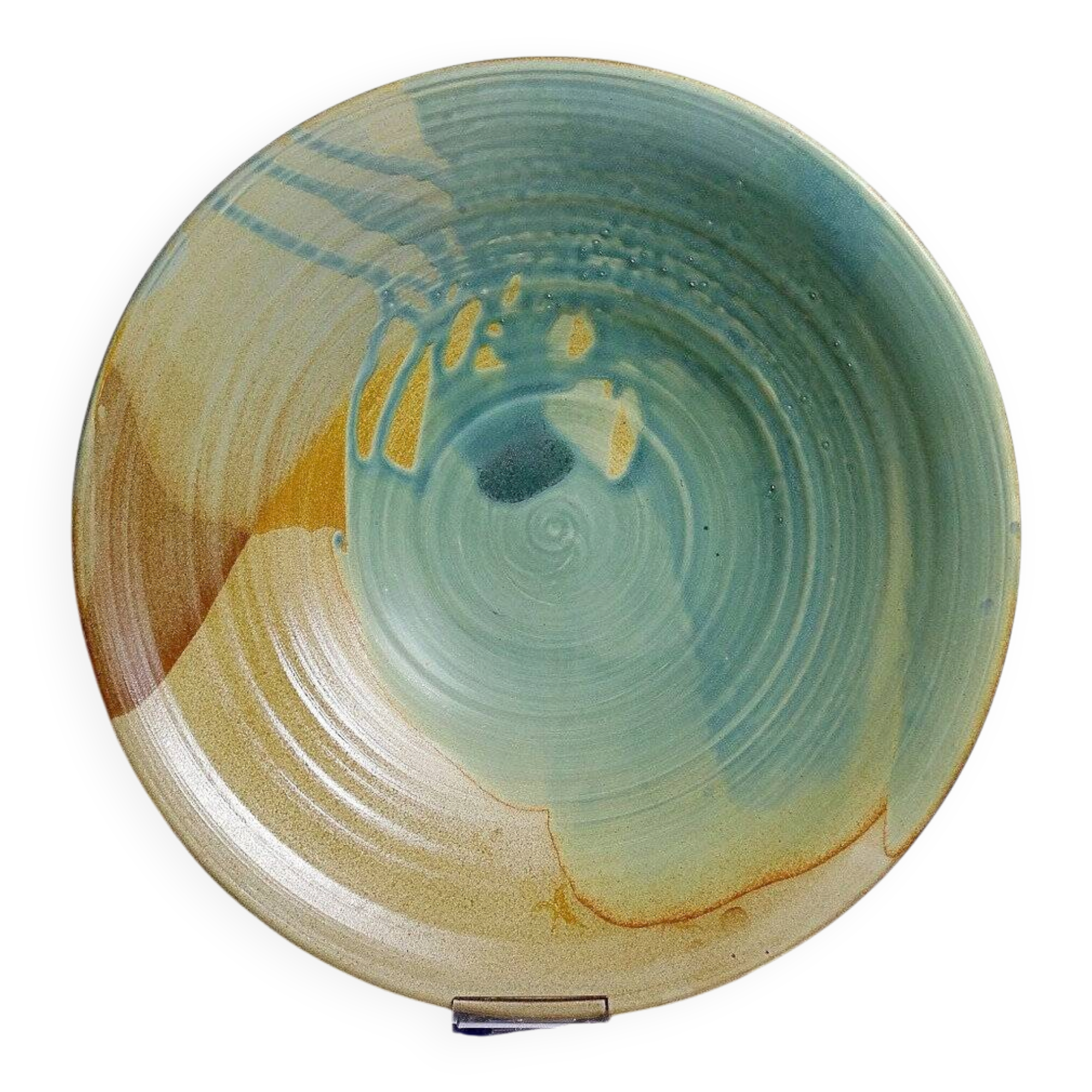 Very large fruit bowl Egbert Boonstra craftsmanship Netherlands vintage ceramics