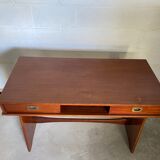 Gautier desk 2 drawers 2 wooden niches 1970