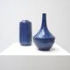 Rogier Vandeweghe, Blue-Glazed Cylindrical Vase for Amphora