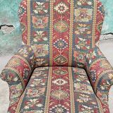 Old meridian armchair with armrests