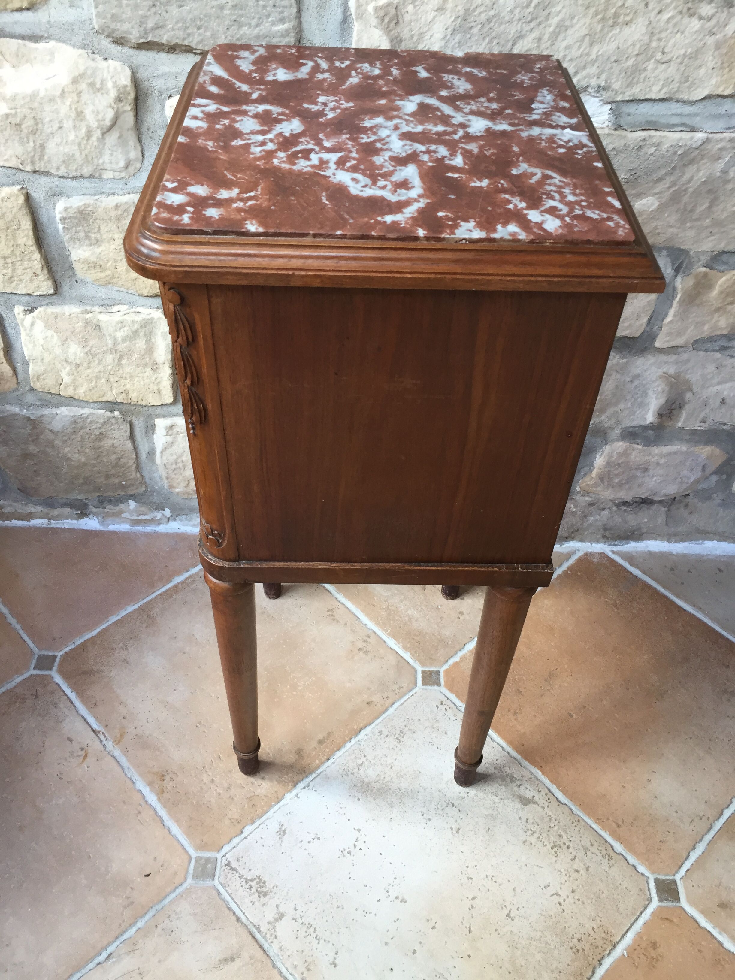 Old bedside table