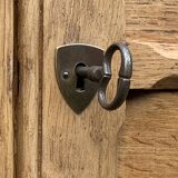 Armoire de notaire en chêne brut massif, 1920