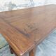 Rustic burgundy farm table 19th -1m80