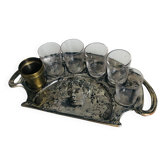 Pocket tray painter's palette Art Nouveau by Georges Flamand