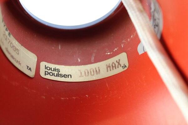 White pendant light PH 4/3 by Poul Henningsen for Louis Poulsen. Denmark 1970s