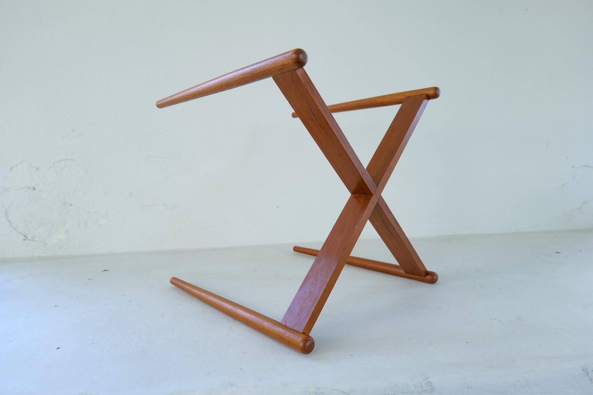 Mid-century modern teak side table/tray Sweden 1960s