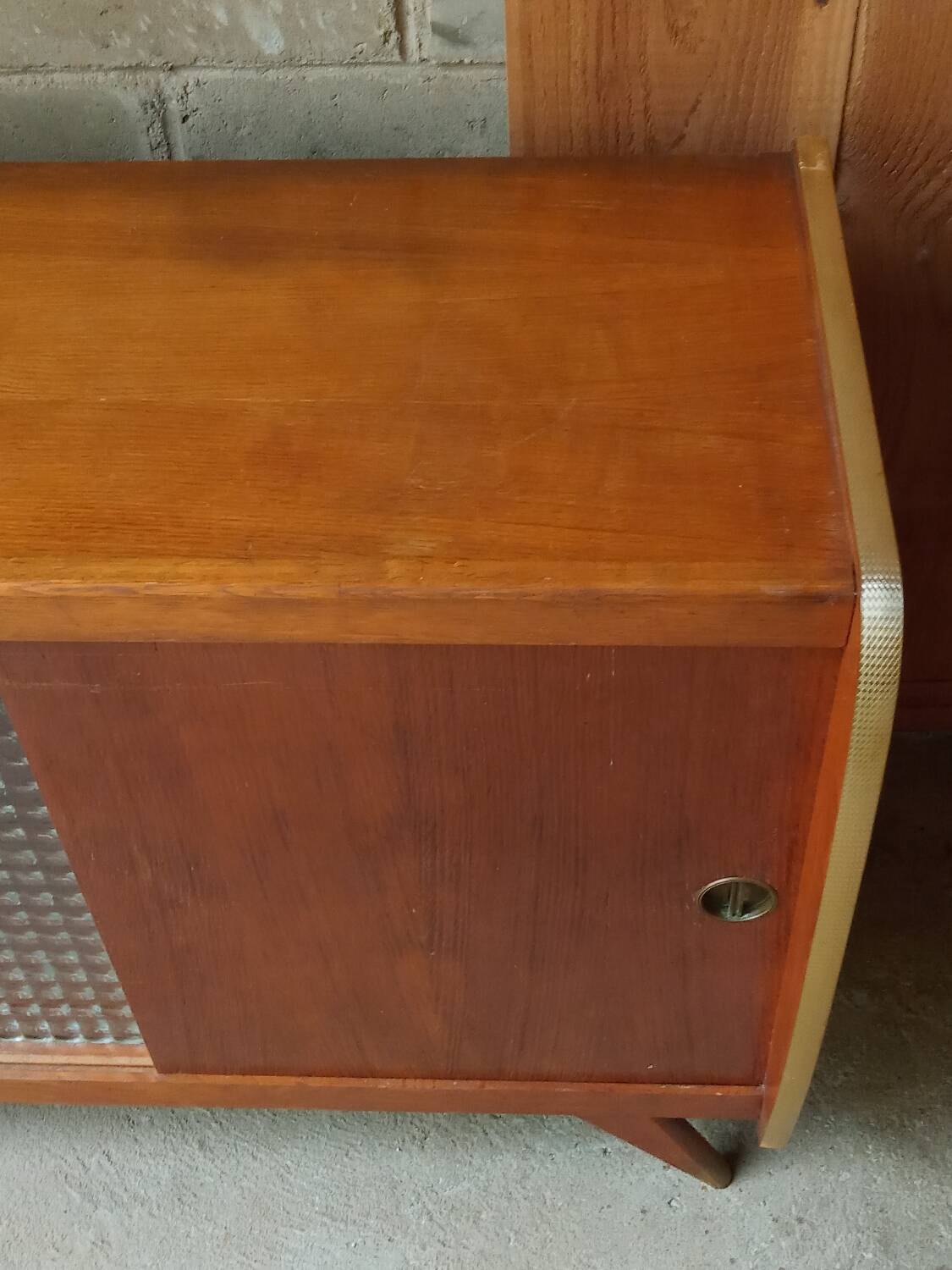 Vintage sideboard with compass feet