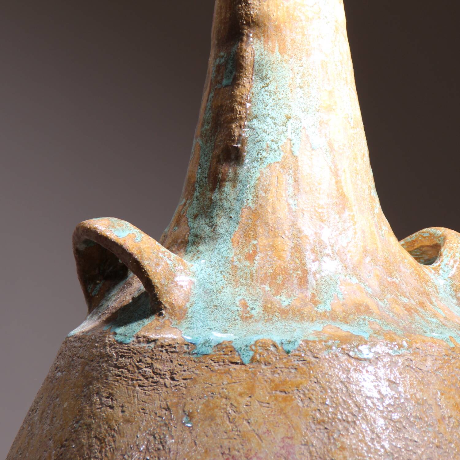 Unique Ceramic Sculpture – Large Floor Vase | Germany 1971