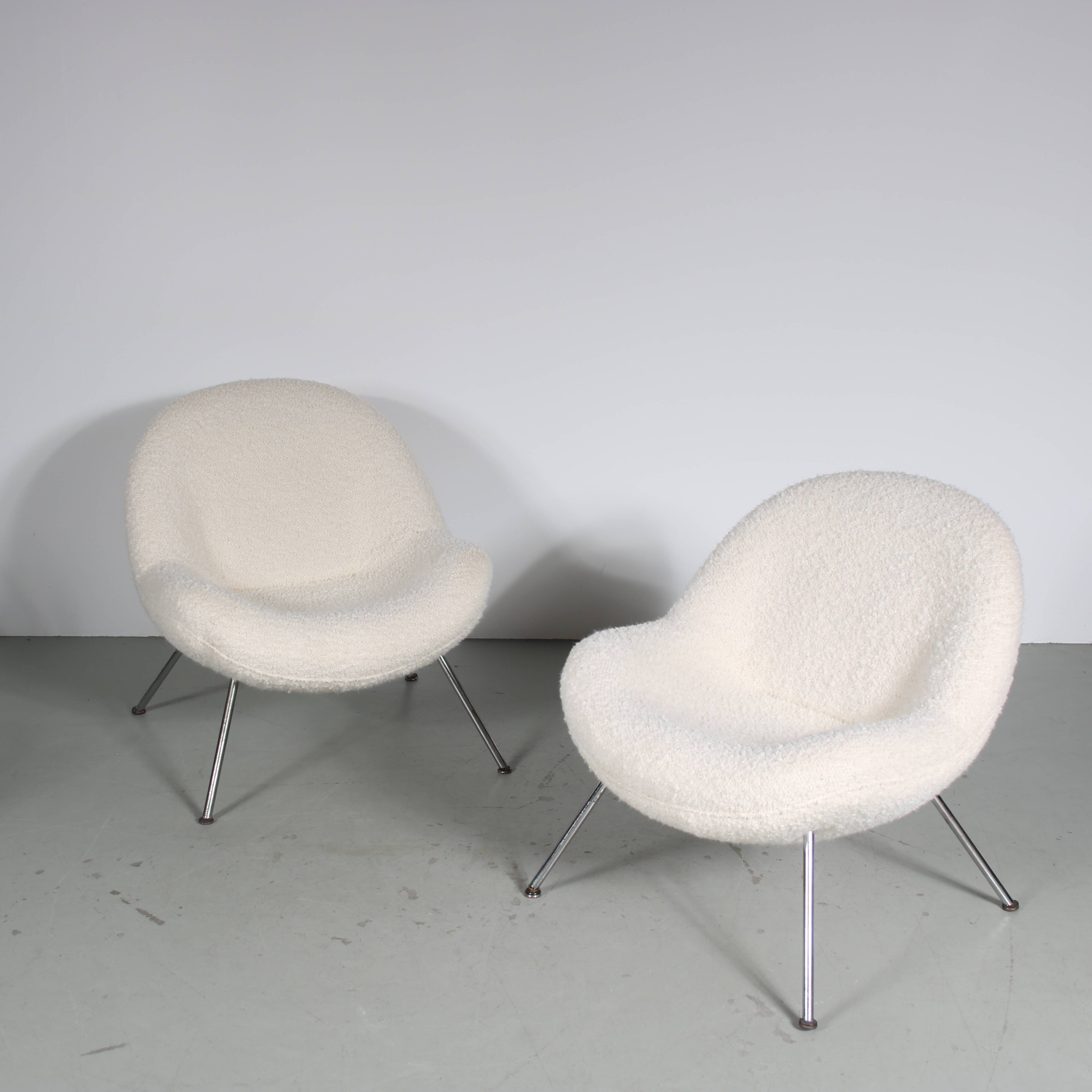Fritz Neth “Egg” Chairs for Correcta, Germany 1950