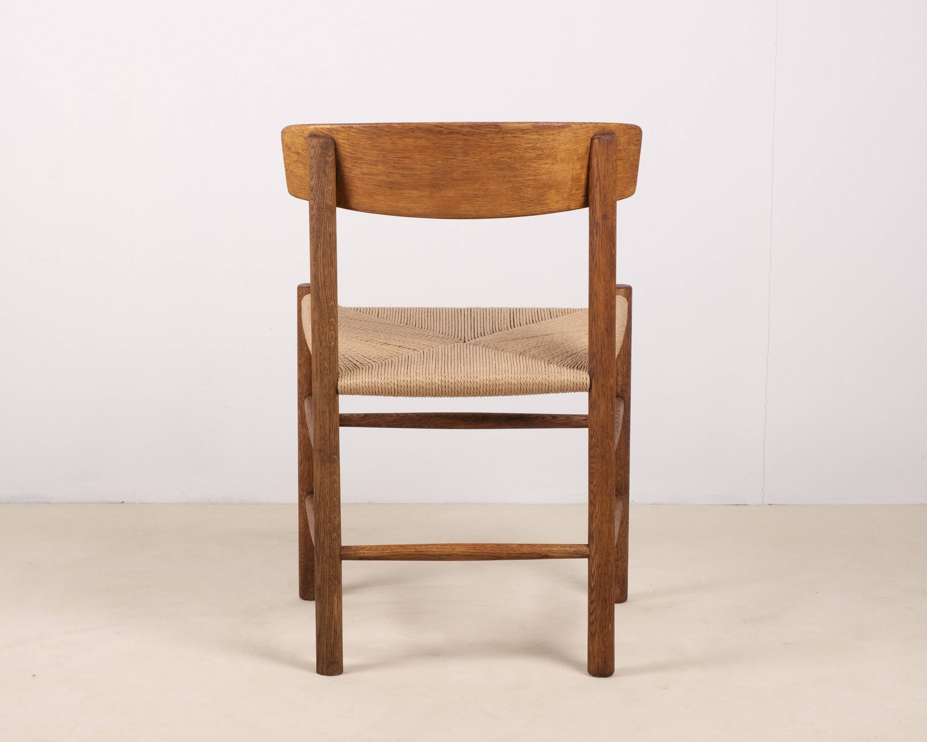 1x Børge Mogensen J39 Oak Dining Chair, FDB Møbler Denmark 1970