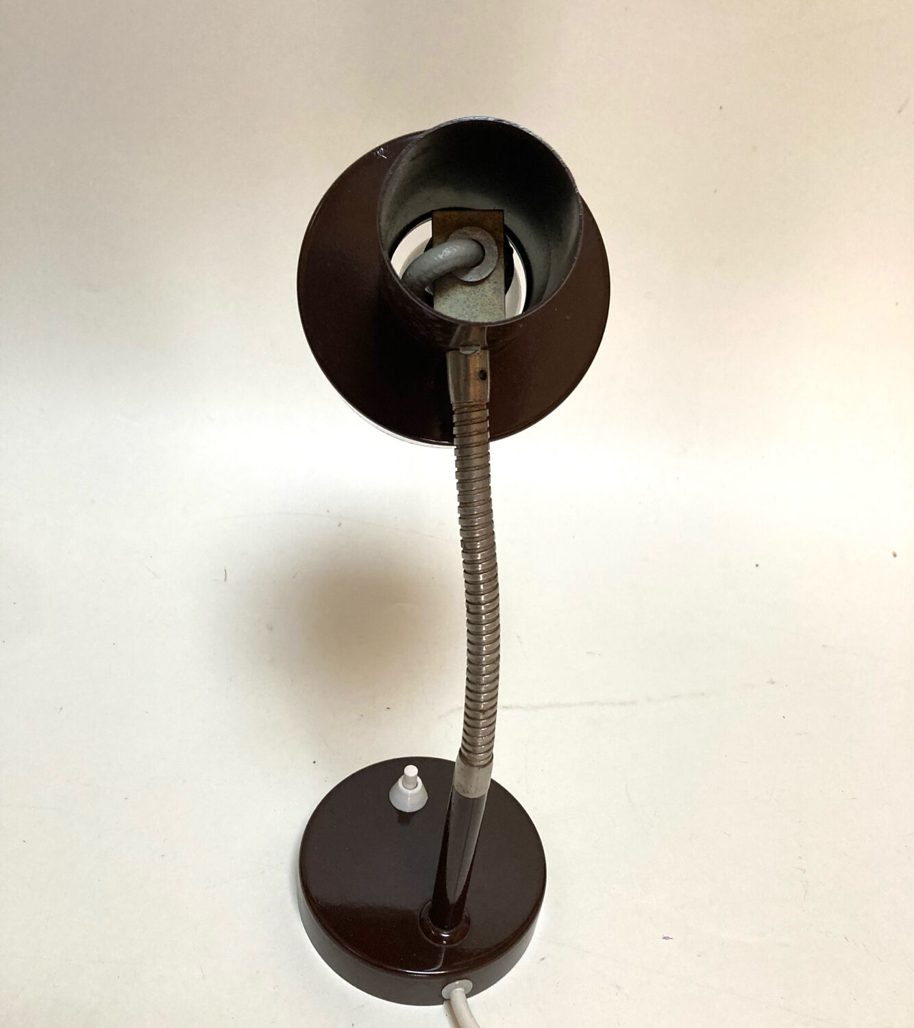 Brown vintage desk lamp