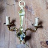 Applique double en bronze, style louis XVI