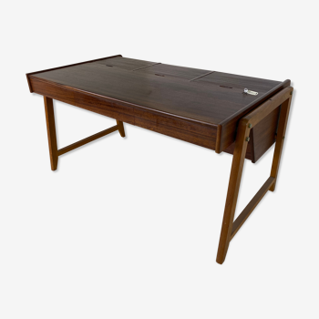 Scandinavian teak desk by Clausen & Maerus for Eden Rotterdam, 1960s