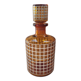 Carafe à whisky ou autre digestif verre étain